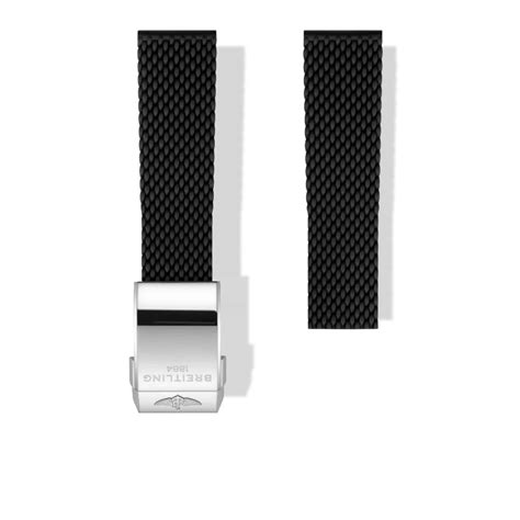 breitling mesh rubber strap|breitling rubber strap 20mm.